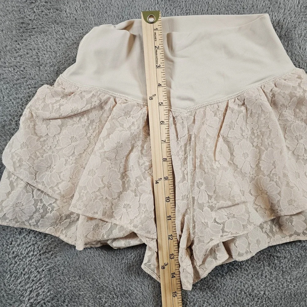 OFFLINE by Aerie Real Me Lace Skort Cream Ruffle Tiered Mini Skirt Small NEW - Picture 5 of 12